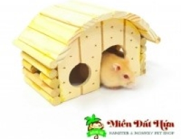 NHÀ VÒM GỖ TRÒN CHO HAMSTER